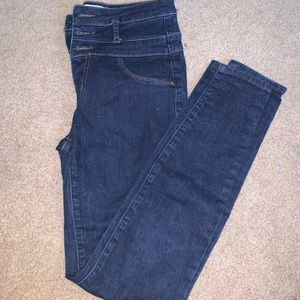 High rise jeans